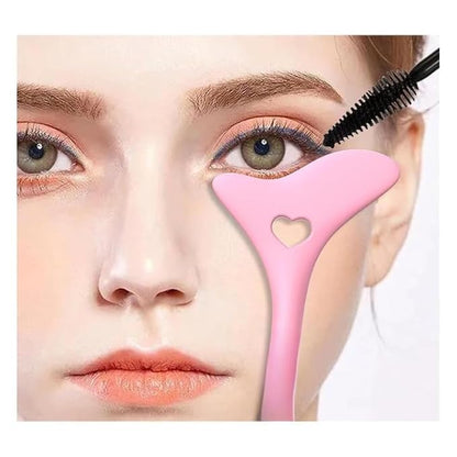 Silicone Eyeliner Aid, Reusable Eyelash Shield Applicator Guard Tool, Cream Applicator for Precise Eye Makeup